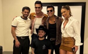 Israel Novaes e Thiago Brava, “Os Cara do Arrocha”, agitam festa de 1 ano do filho de Zé Felipe e Virgínia em Goiânia