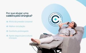 Aluguel de poltronas para pós-operatório em Joinville: conforto e cuidado em cada detalhe