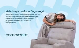 Poltronas para locação de pós operatório em São João Del Rei: mais conforto na recuperação