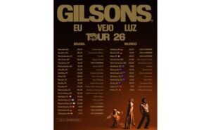Gilsons lança tour mundial com mais de 30 shows confirmados