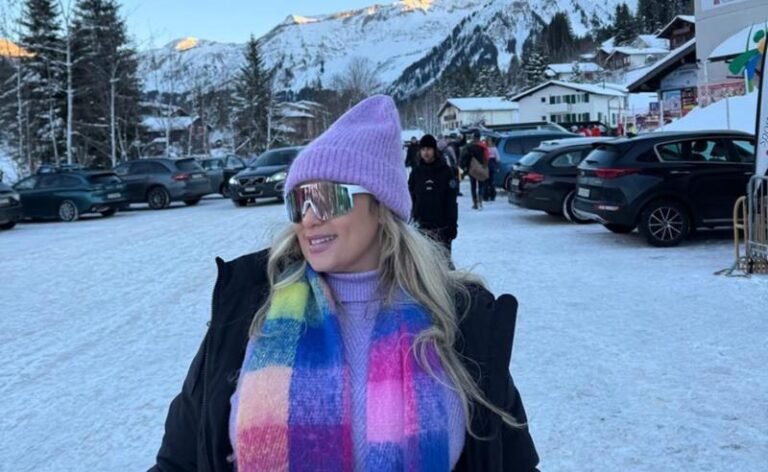 Glaudstar Rigoni em suas férias na Suíça