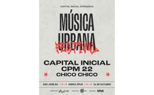 Capital Inicial expande Festival Música Urbana e anuncia edição inédita em Santa Catarina com CPM22 e Chico Chico